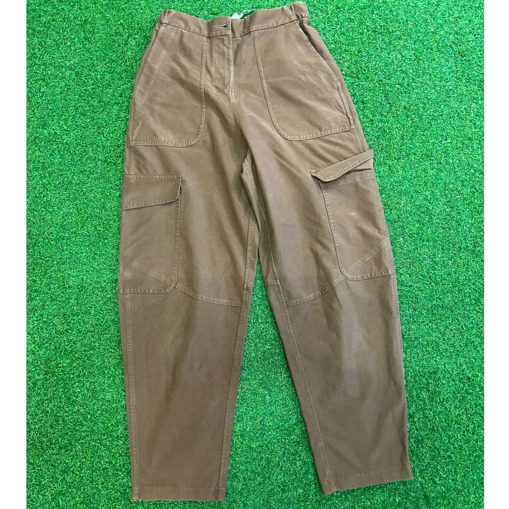 Lululemon Lab High Rise Cargo Pants Roasted Brown Size 25 Tapered Utility Pant